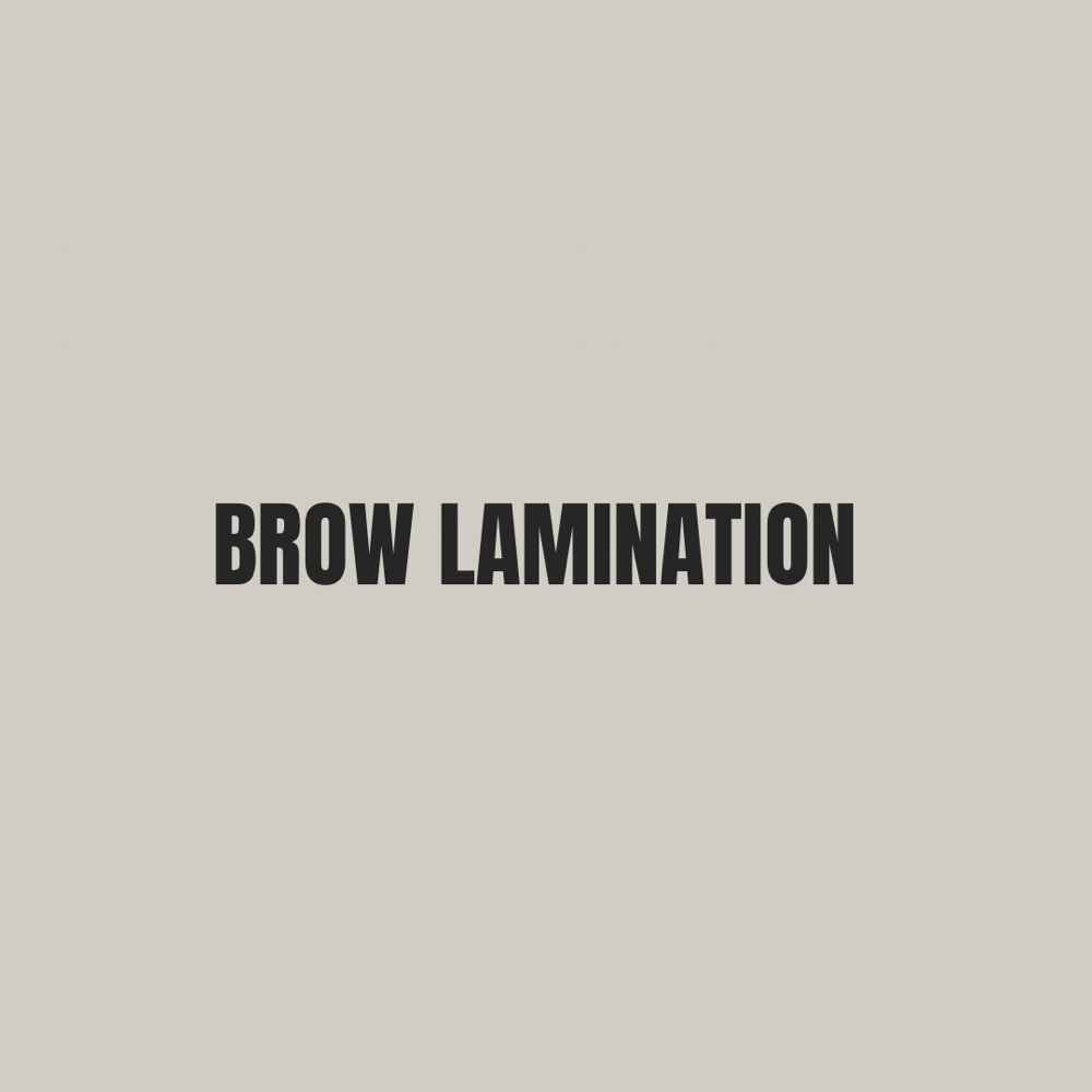 Brow Lamination