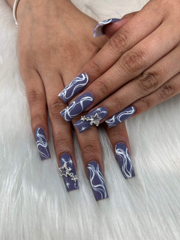line art per nail
