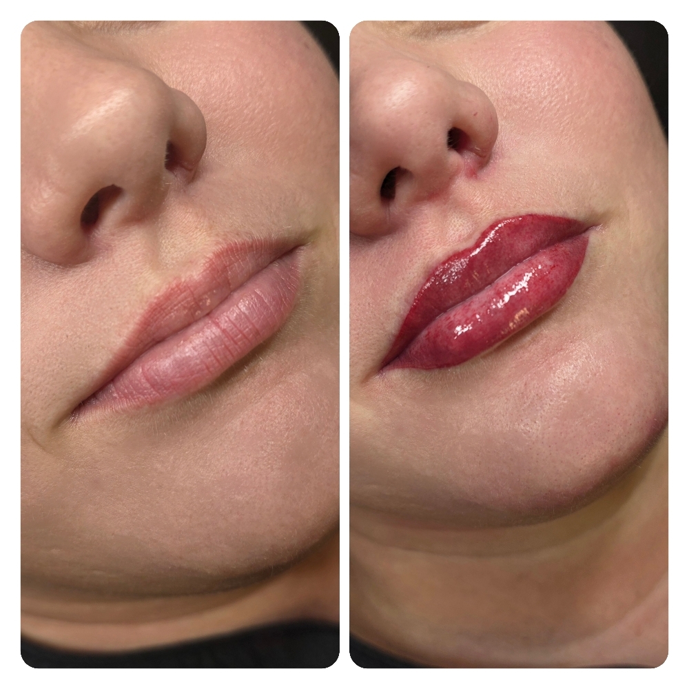 Lip Blush Initial Appt. at Permanent Makeup By Callie in Mobile, AL