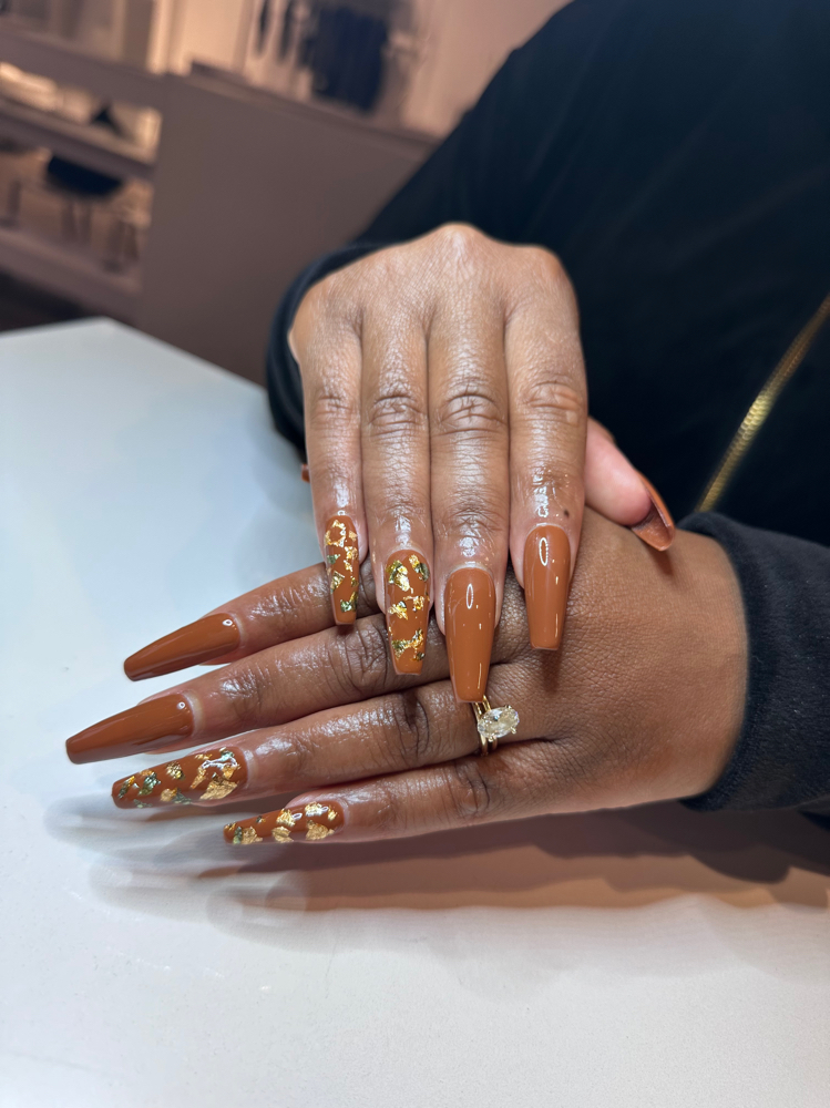 GelX Coffin Shape at Starquestbeauty in Chesterfield, MI