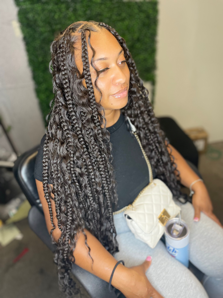 Large Boho knotless