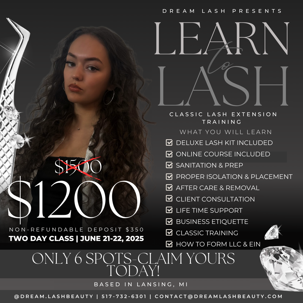 Lash Class Jan 21st-22nd