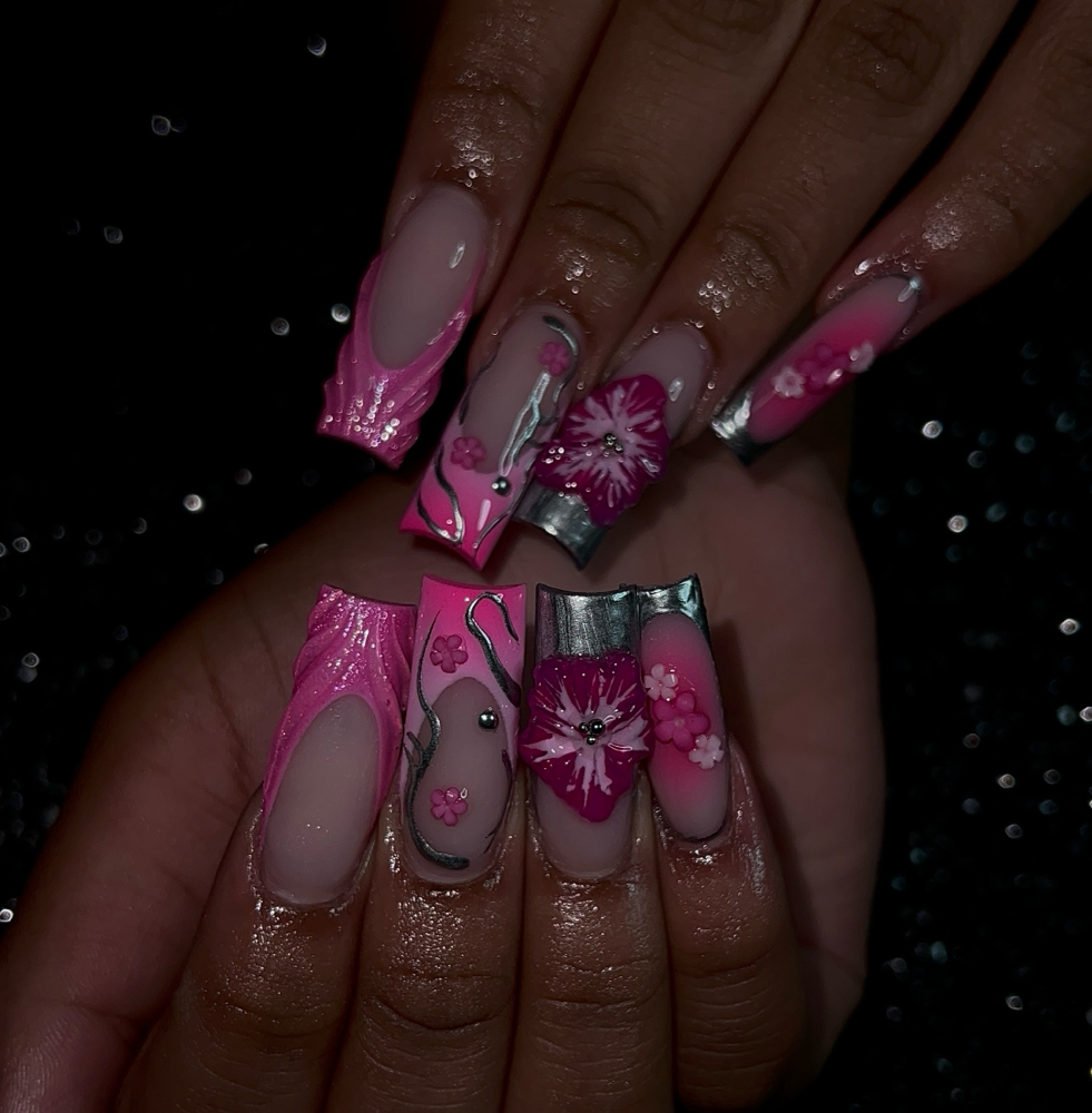 XLong Acrylic Nails
