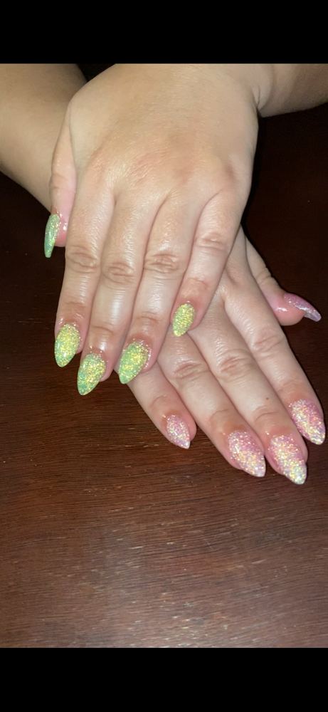 Short to Medium Acrylics at Claws & Effect in Clarksville, IN