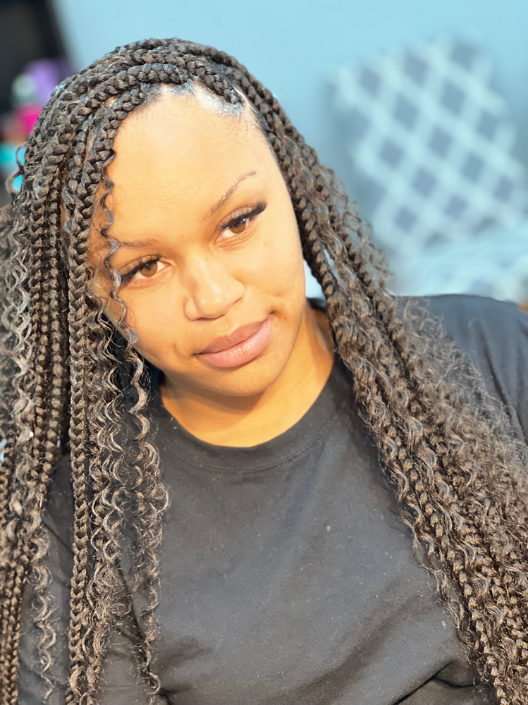Boho Knotless Braids - Large