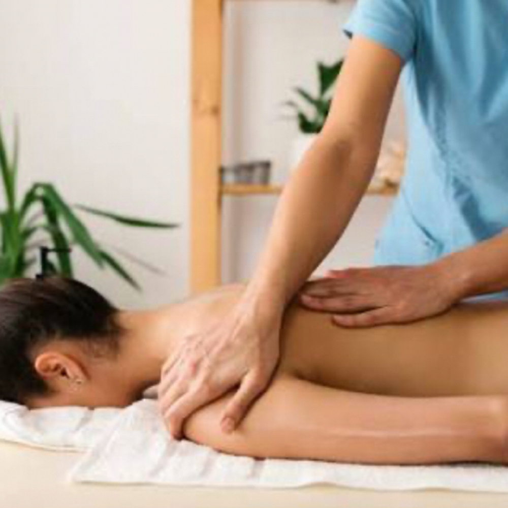 Scalp to feet massage at Hair Horizons in Schaumburg, IL