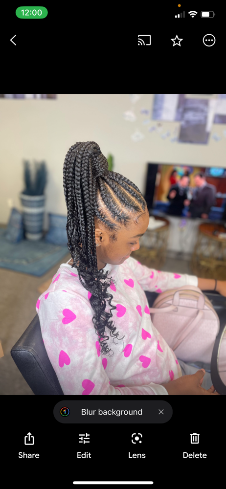 Braided Ponytail at 🦋 Blessings Upon Me 🦋 in Cincinnati, OH