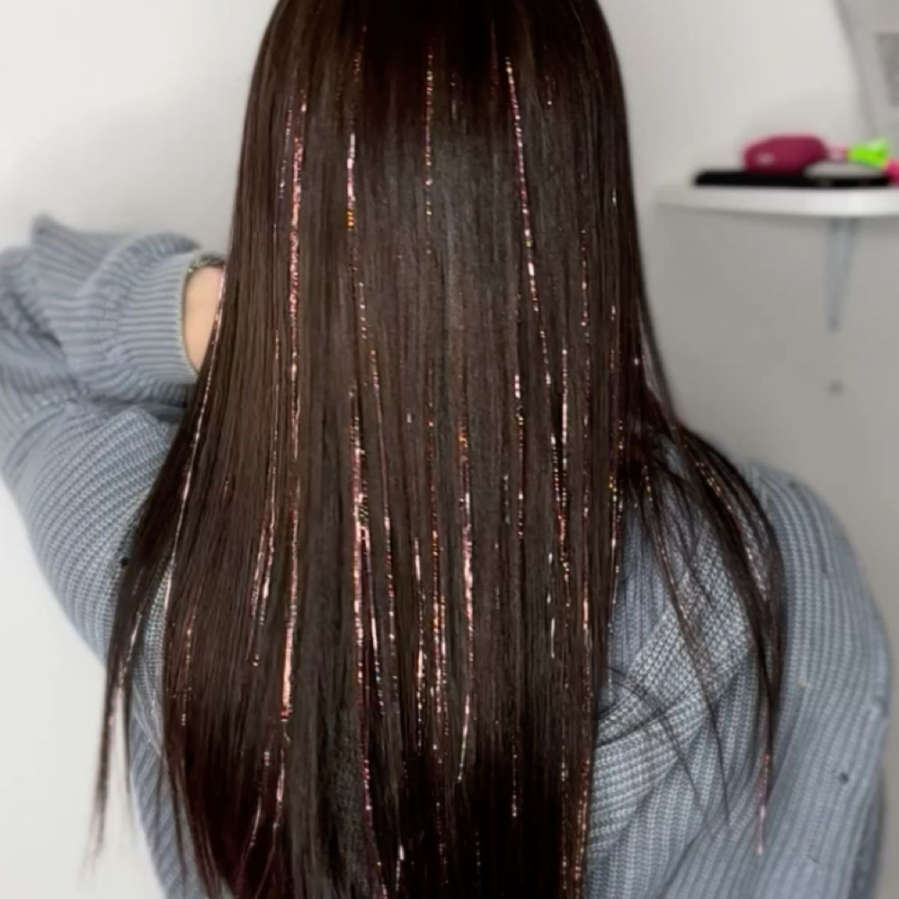 HAIR TINSELS at Lashes&beauty By Valeria in Brownsville, TX