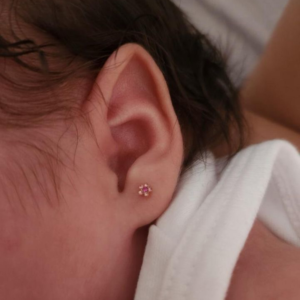 Infant Lobe Piercing at Moonlight by Moe in Twin Falls, ID