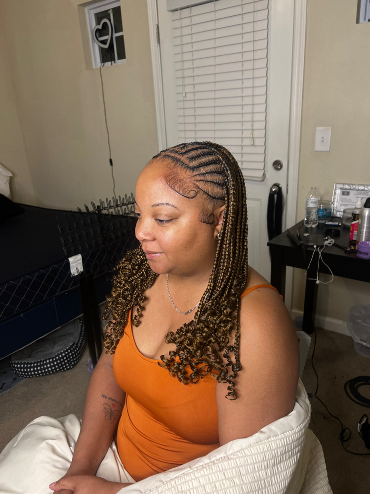Fulani Braids at Hair By Kenny 🦋 in Brentwood, TN