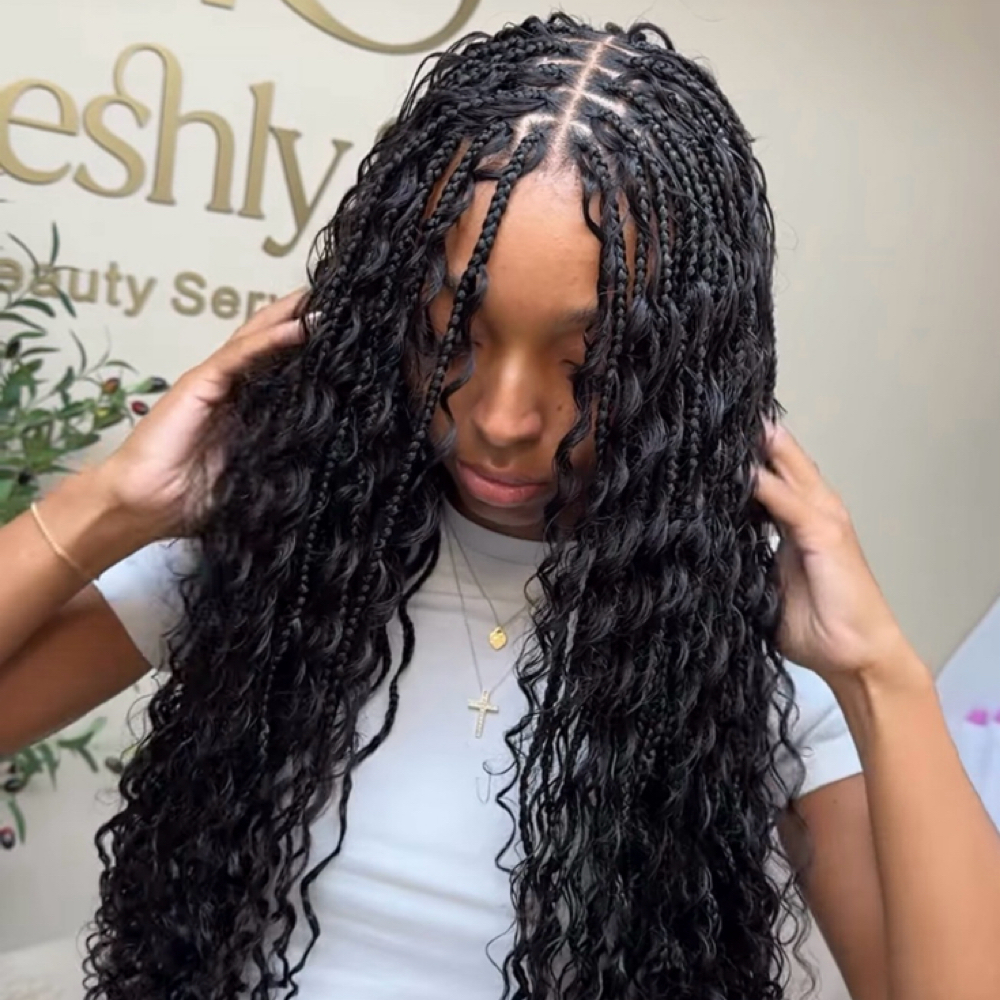 Boho Braids (small) at Freshly Styled in Indianapolis, IN