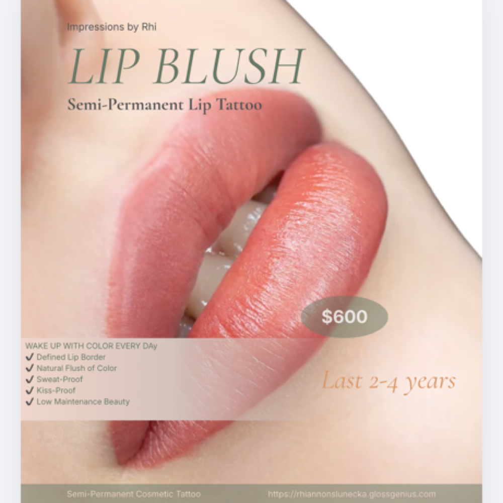 Lip Blush Refresh at Impressions by Rhi in Cherokee, IA