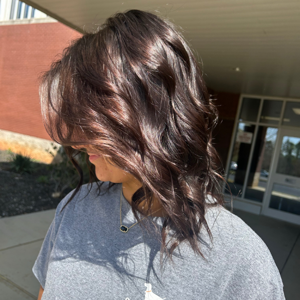 All over color at Roots Salon in Waco, GA