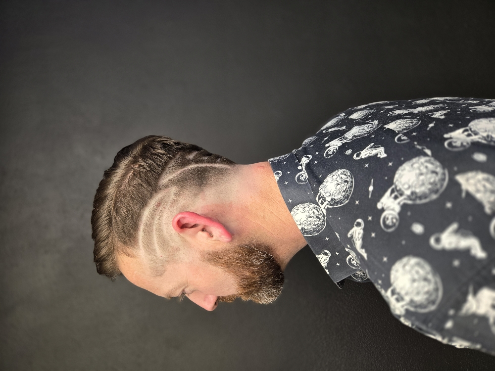 Simple design (shaved)