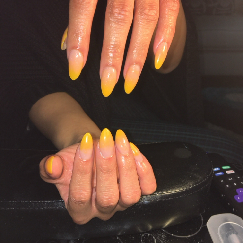 Ombre Full Sets at AlmondNailCo in Grandblanc, MI
