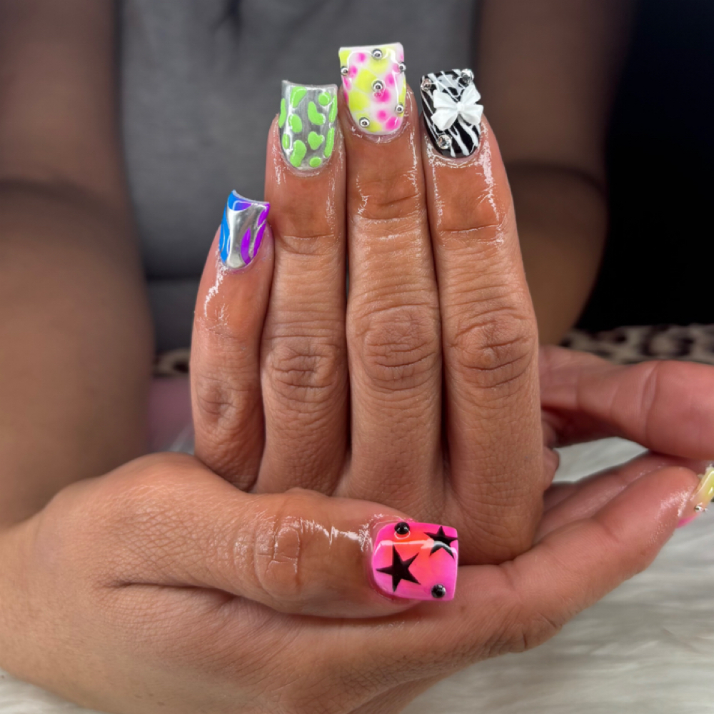 Smedium💅🏾 at Cooki405Nailz in Oklahoma City, OK