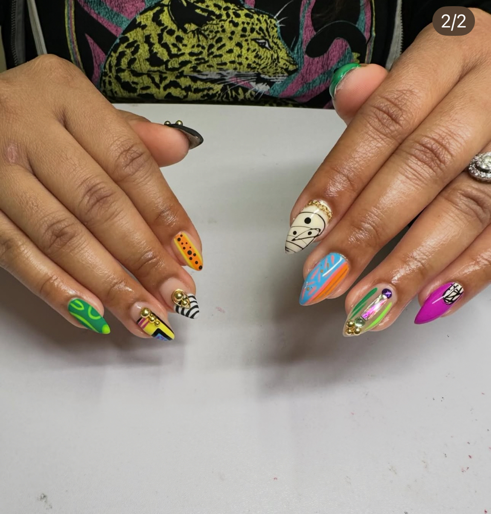 Detailed Art work ( 10 fingers)