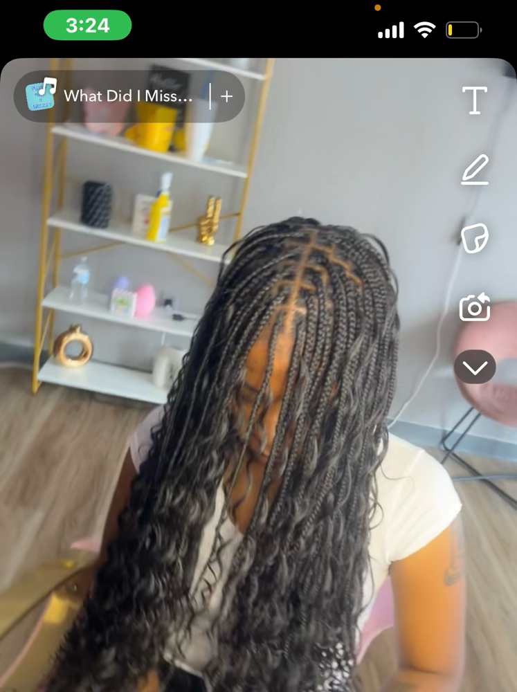 Small Boho Knotless at JackieofAllStrandz in Chattanooga, TN