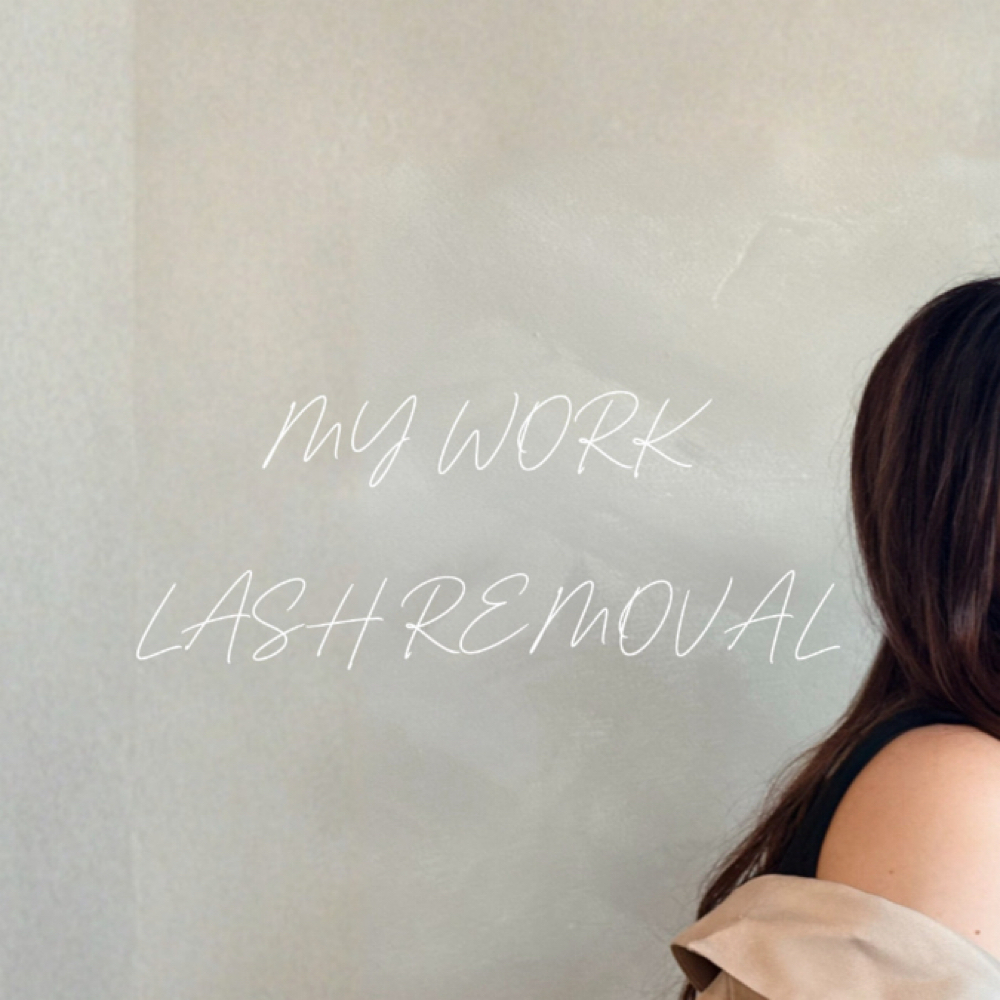 My Work Lash Removal at Lai’s Lash co in Boardman, OH
