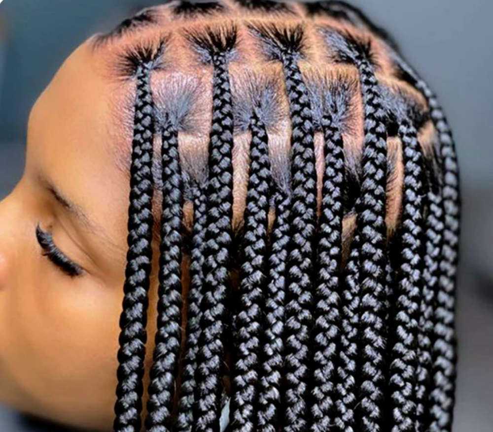 Medium Knotless at GBP HAIR in Southfield, MI