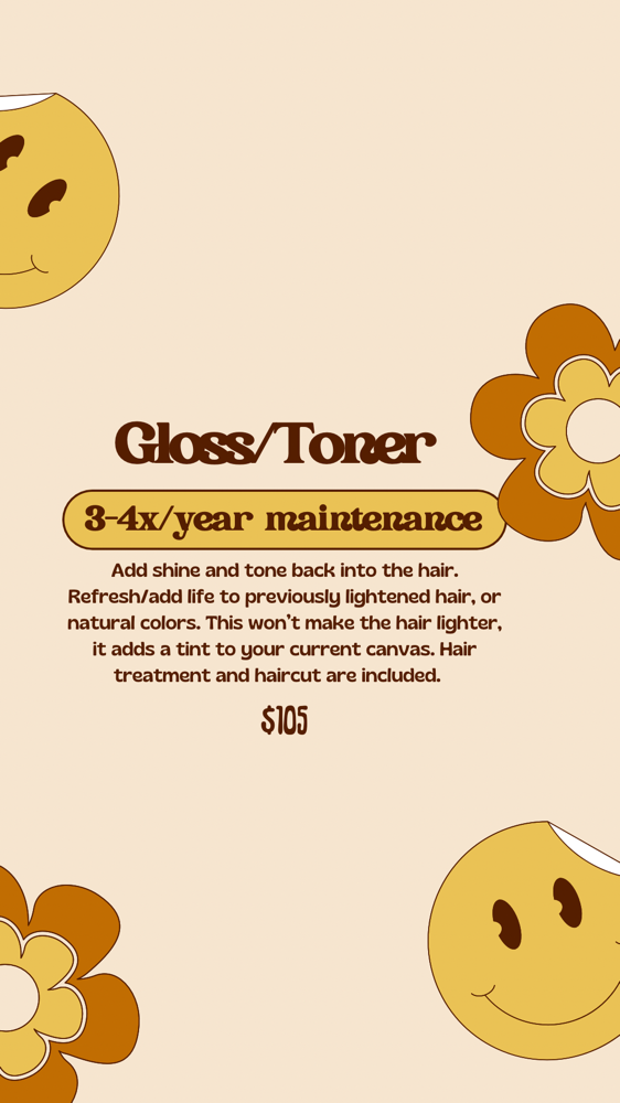 Gloss/Toner at Tori Bond in Troy, MI