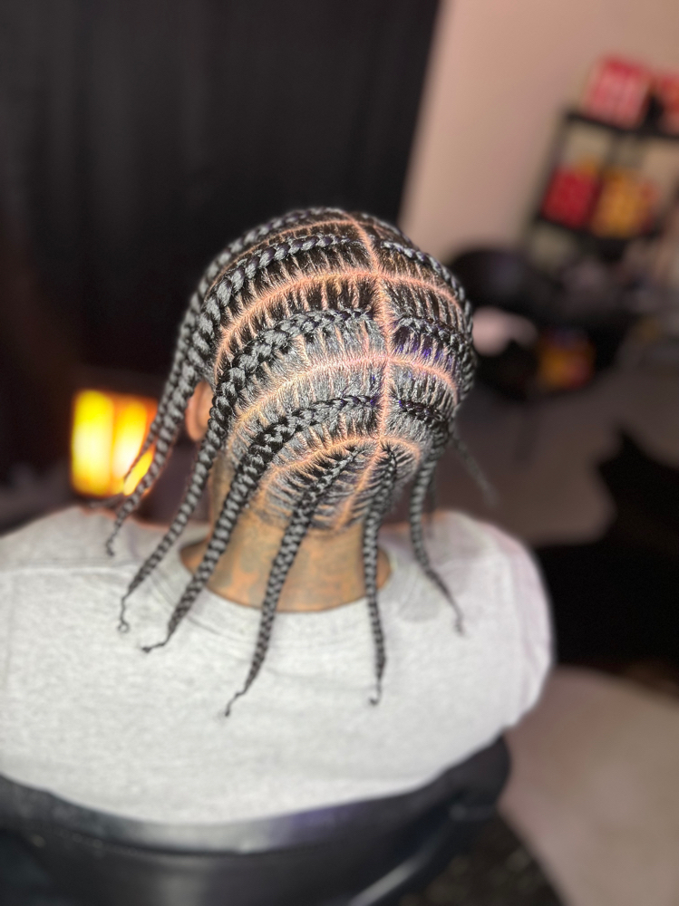 Mens Basic Stitch Braids