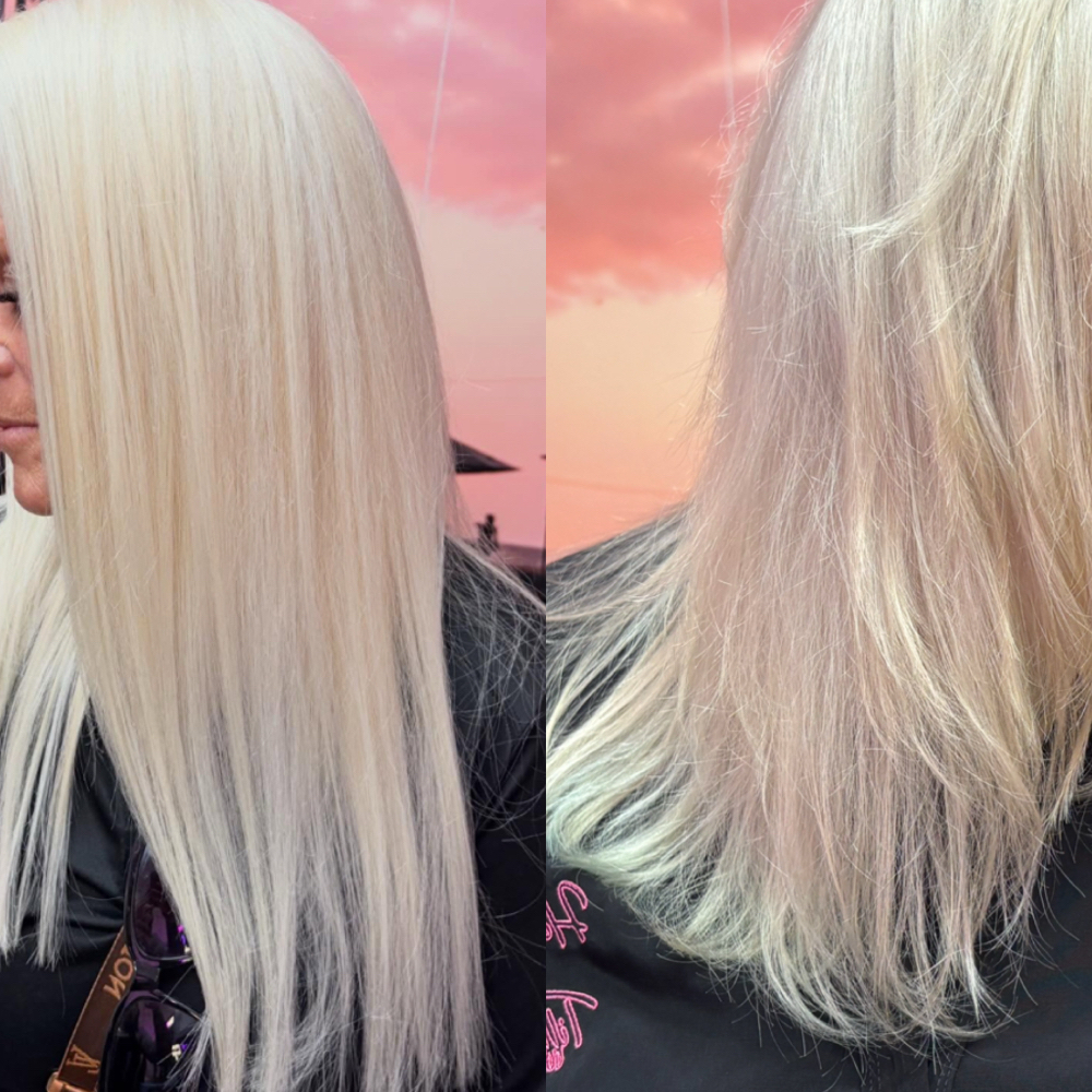 Global Lightening w Gloss Full at Hair Design By TIFFANY Rafalko in Clearwater, FL