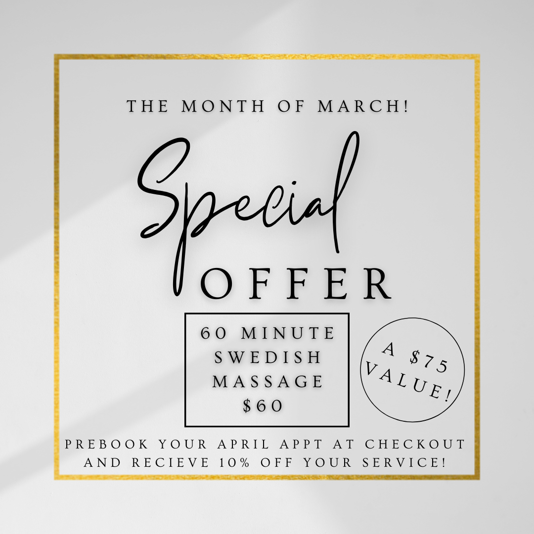 March Special! Swedish Massage