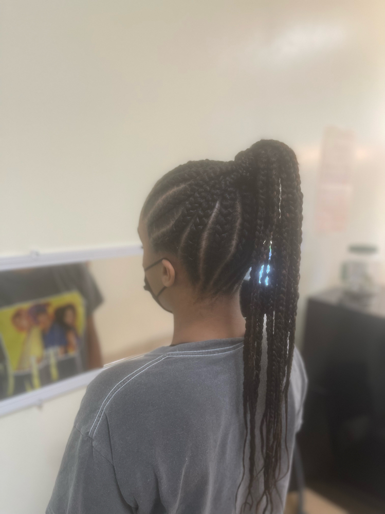Feed-In Ponytail