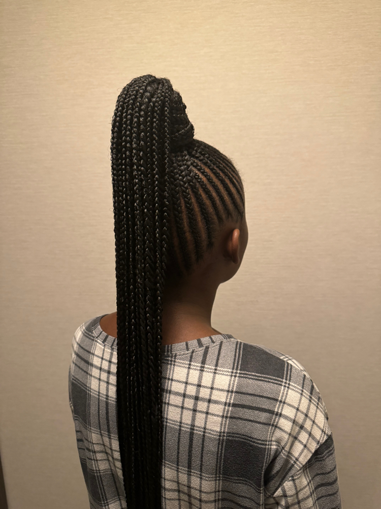 Updo Feed-In Braids