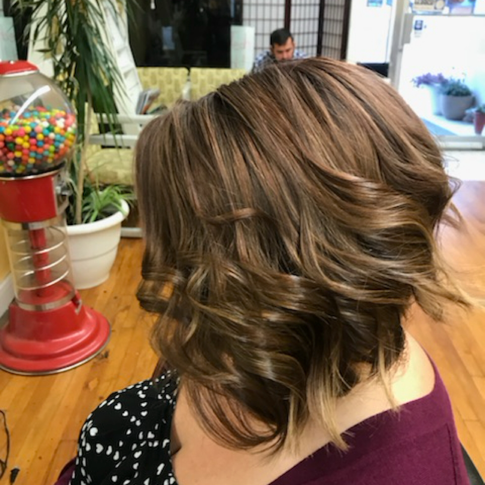 1 Inch Retouch /lowlights at Something To Talk About Salon in Marion, NC