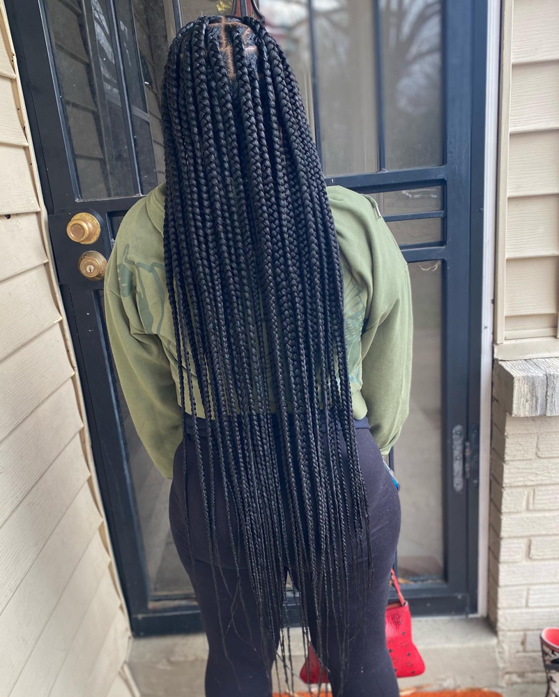 Large Butt Length Knotless