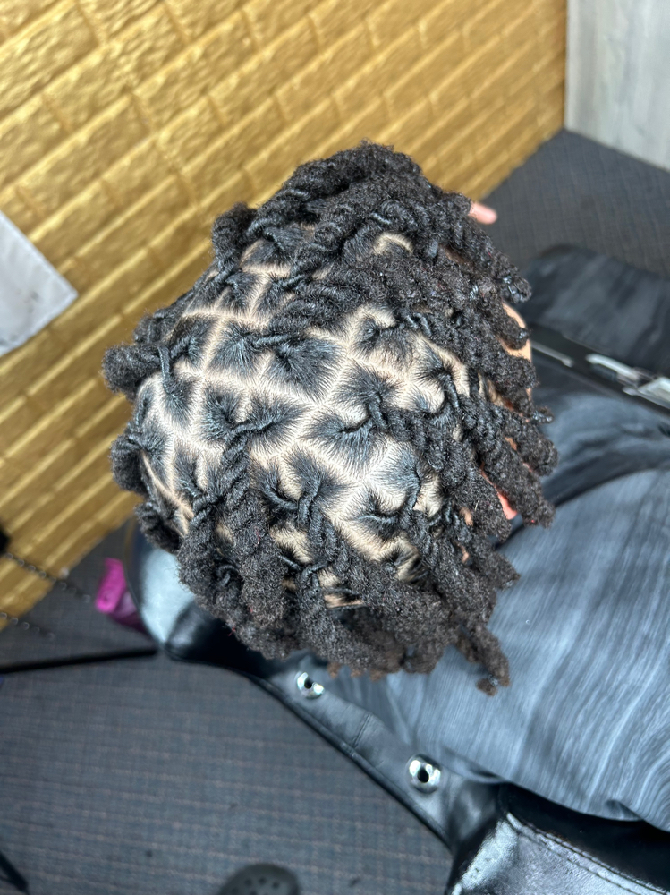 Step:2 Two Strand Twist