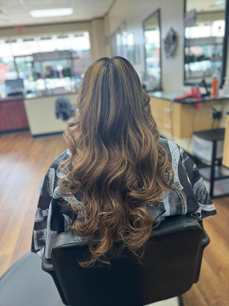 Halfhead Highlight Shoulder Length