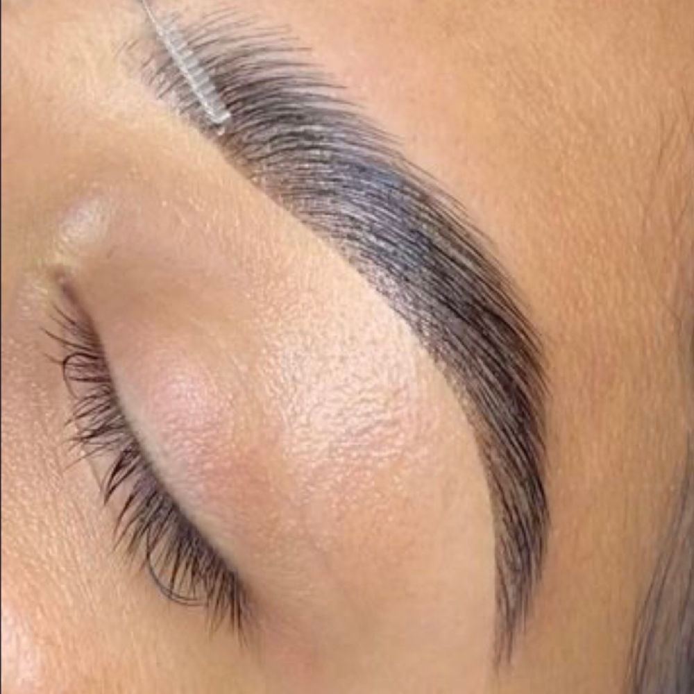 Precision Brow Lamination With Tint at Goddess Esthetics in Bryan, TX