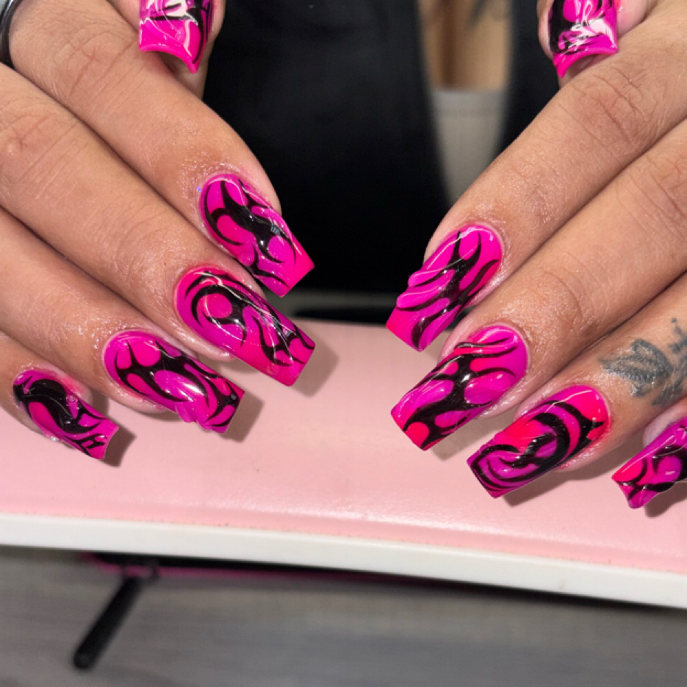 Sculpted Acrylic Fullset Medium at Vibe Salon in Reno, NV