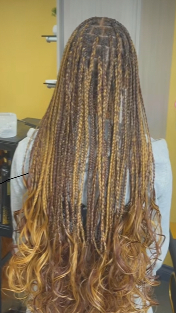 Medium French Curl Braids