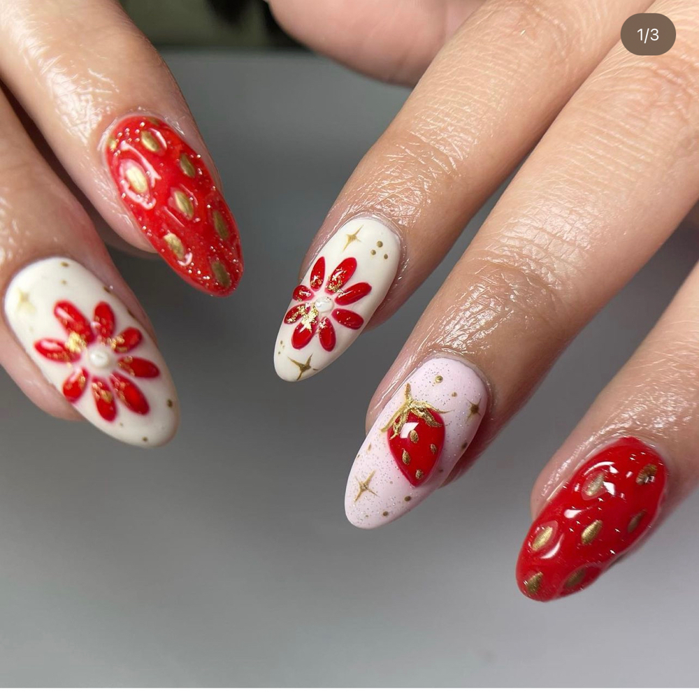Detailed Nail Art Acrylic
