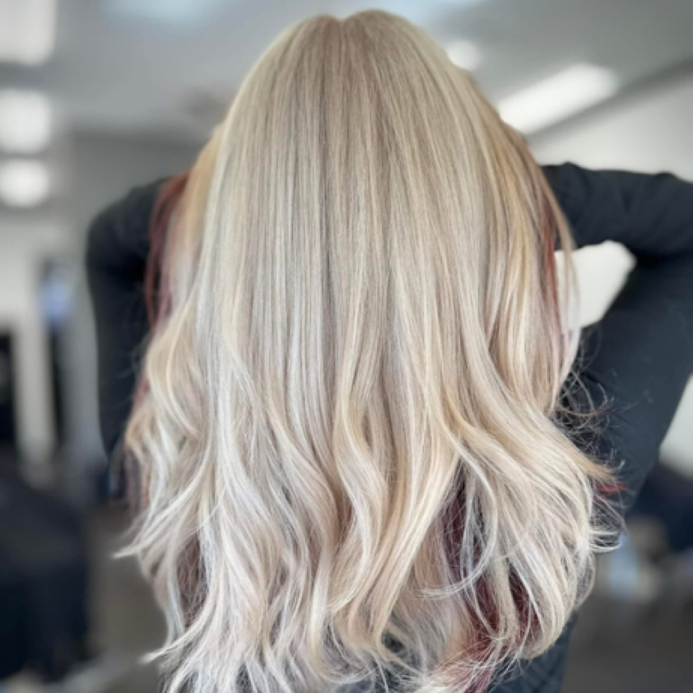 Full Bleach Root Retouch at Studio B. in Mabank, TX