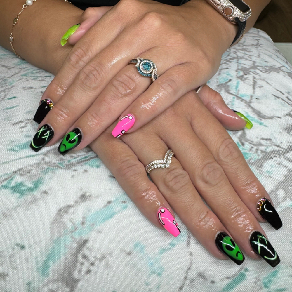 Nail Design at Polished by Precious in Knoxville, TN