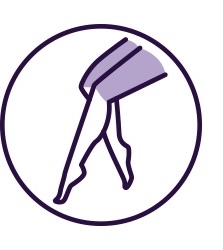 Upper leg wax