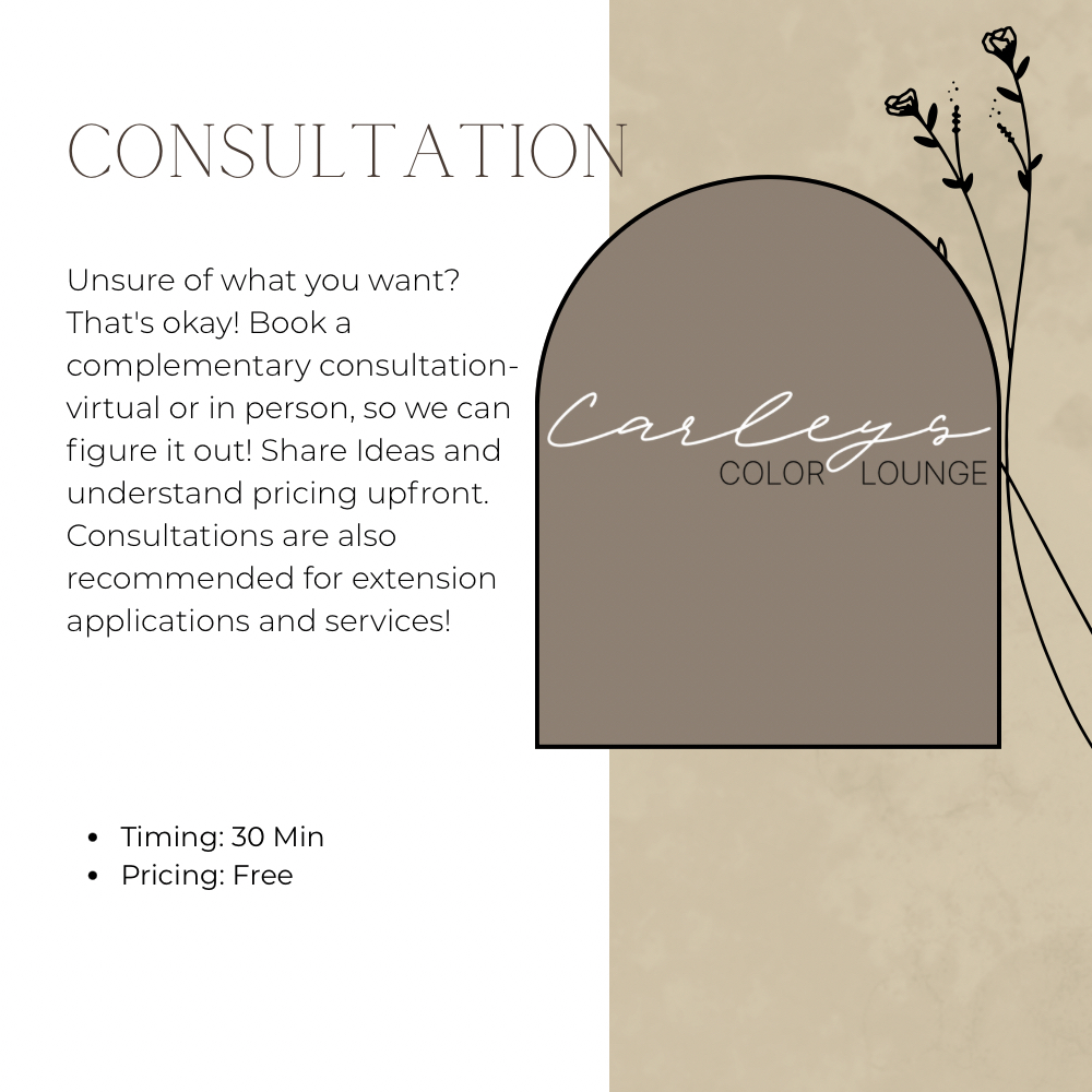 Consultation at Carley’s Color Lounge in Fort Worth, TX