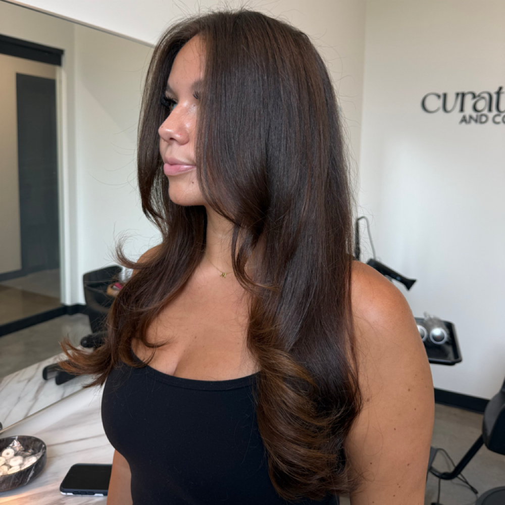 GLOSS AND CURATED HAIRCUT at Curated Hair and Company in Alpharetta, GA