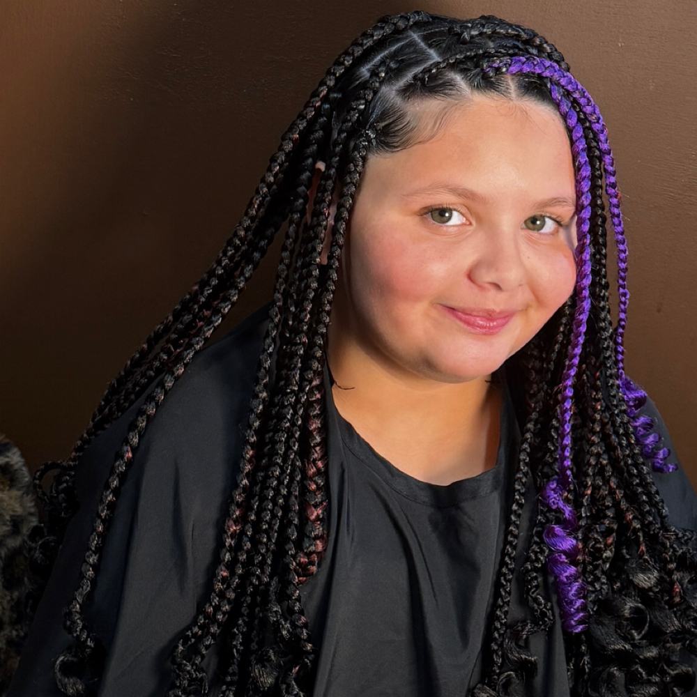 (Kids Only): Large Knotless Braids at Diliaspecialtouch LLC in Dracut, MA