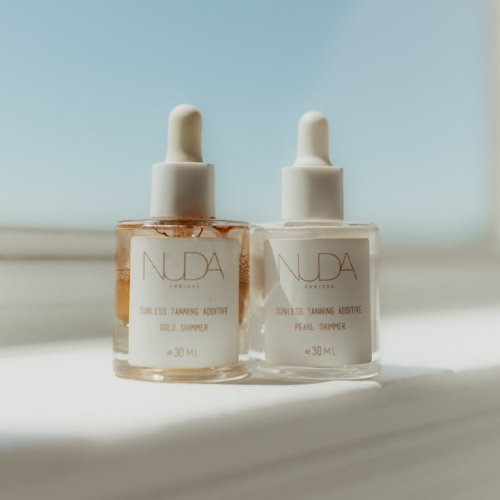 Pearl Shimmer Drops at Anna Hayes Spray Tans in Monroe, OH