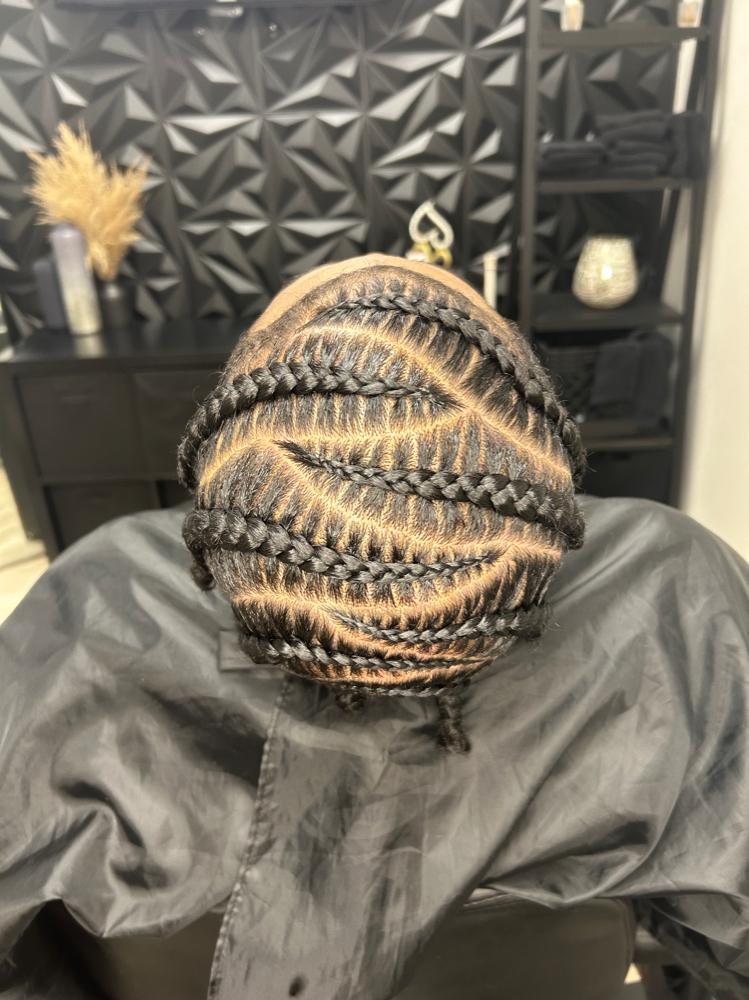 Men Conrows With Design