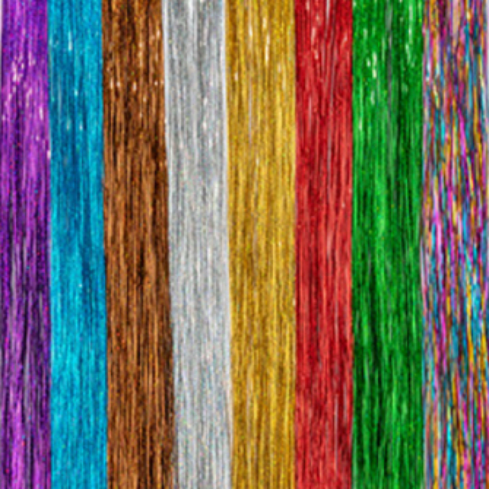 Hair Tinsel at Shady Dale Studio in Cloverdale, IN