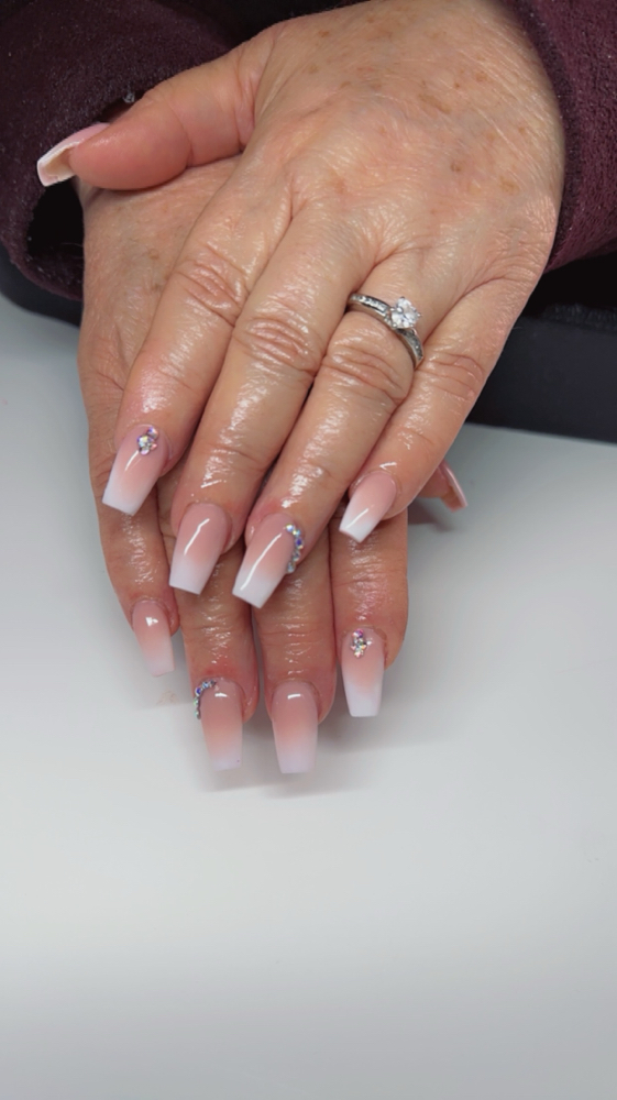 Ombre Acrylic Full Set at Nails.bykayyy in York, PA