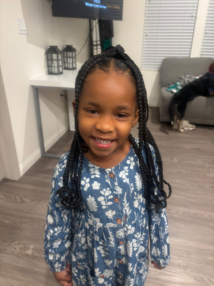 Large Kids Knotless Braids