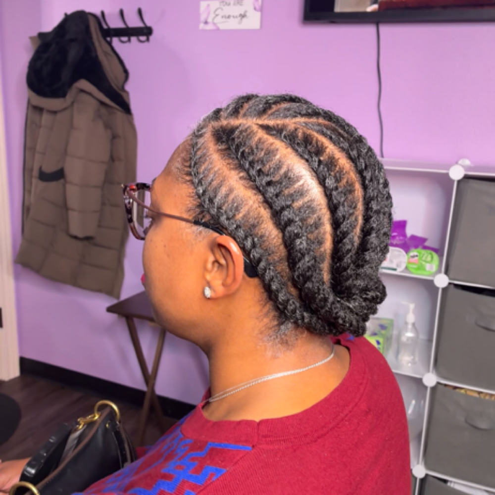 Natural Flat Twist/braids at Jahs Pure Beauty LLC in Orland Hills, IL